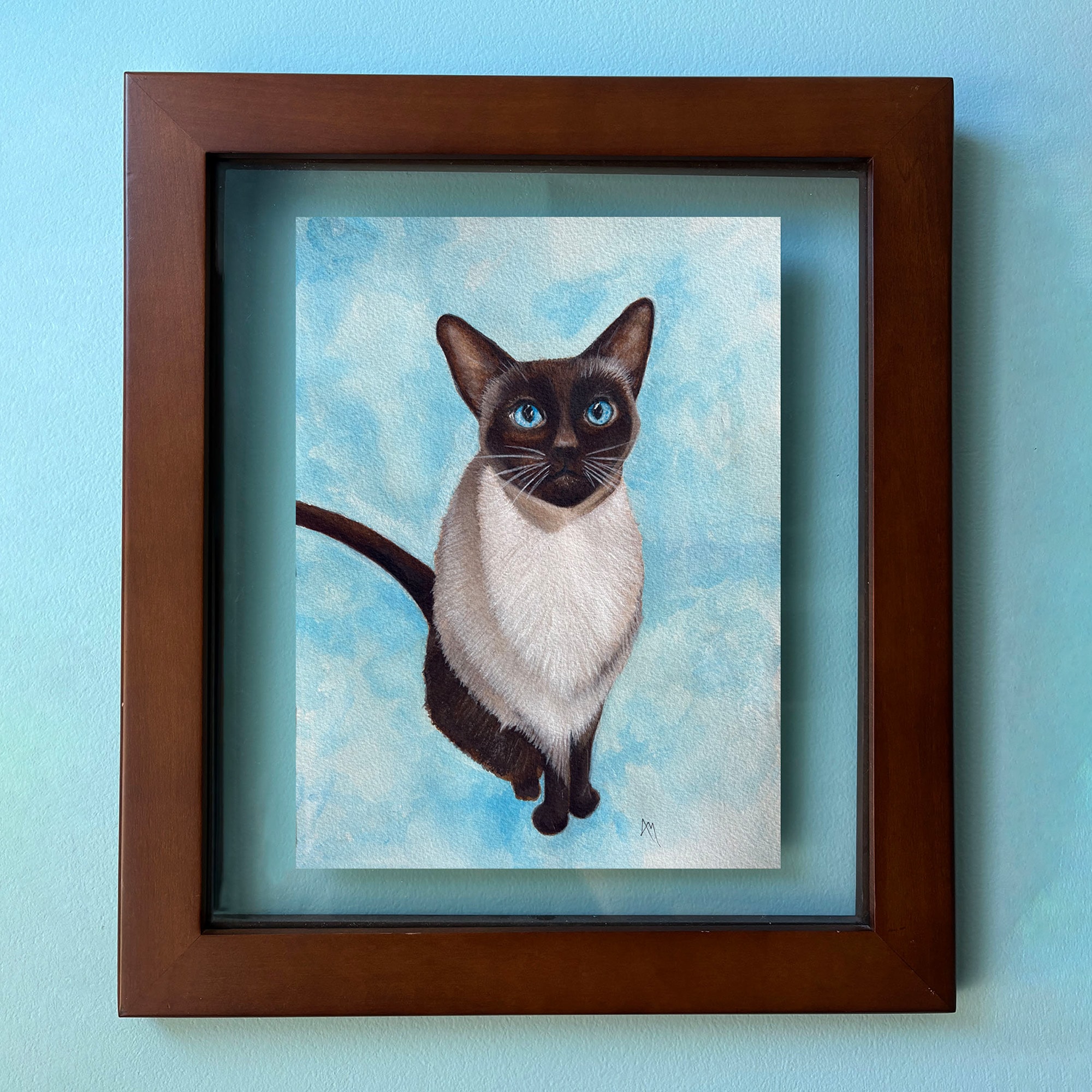 Jeeter — watercolor pet portrait