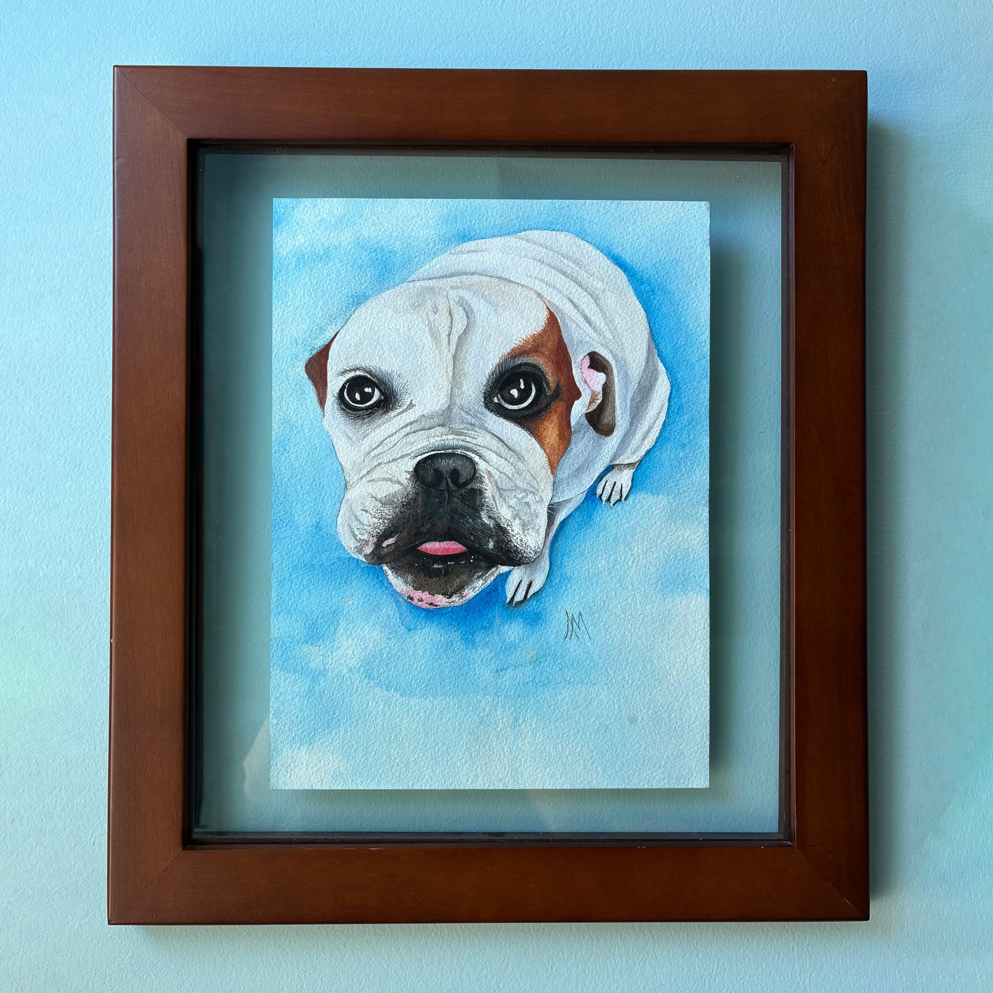 Libby — watercolor pet portrait