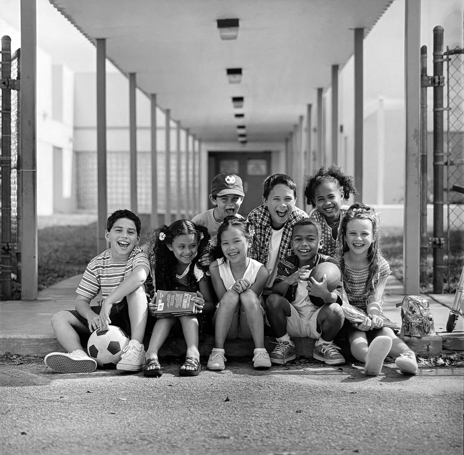 Florida Lottery campaign — children at school corridor