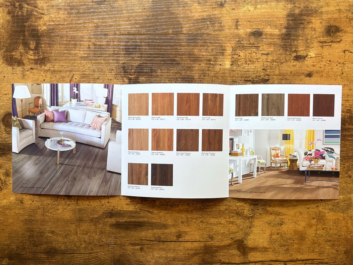Simplesse Luxury Vinyl Tile interior spread