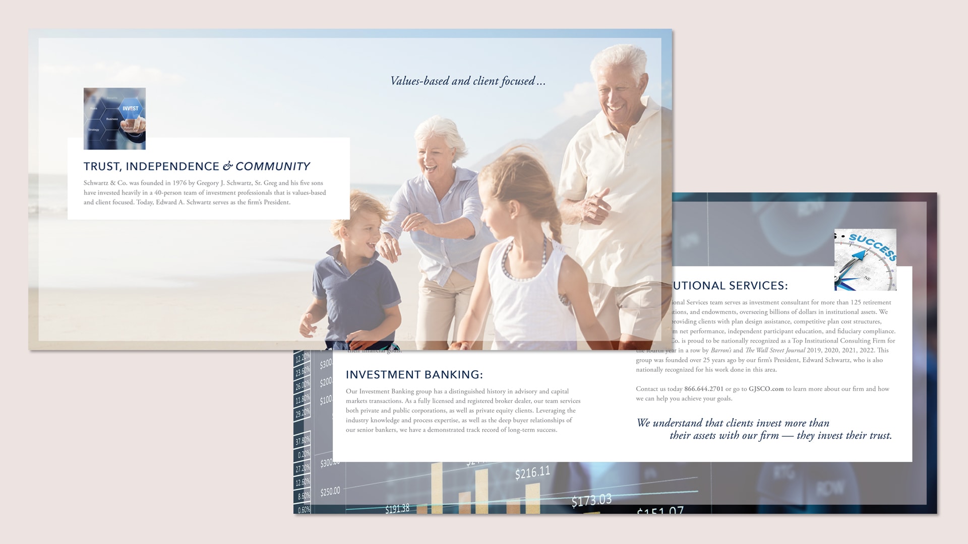 Schwartz & Company brochure — spreads 2 and 3